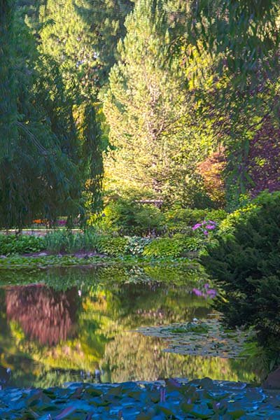 Butchart Garden HDR of the Pond