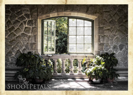 Hatley Castle Italian Garden Balcony