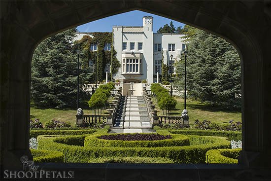 Royal Roads College From Hatley Castle Door